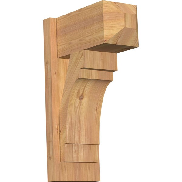 Ekena Millwork Merced Craftsman Smooth Outlooker, Western Red Cedar, 7 1/2"W x 14"D x 22"H OUT08X14X22MRC04SWR - main